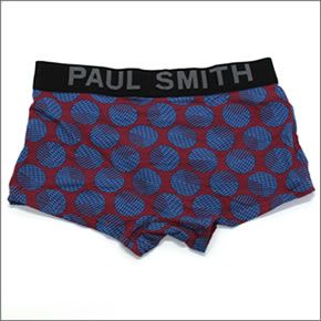 ポールスミス メンズ ローライズ ボクサーパンツ アンダーウェア ドットプリント  ワイン系マルチカラー≪2013AW≫ AJXA 2383 U307 1