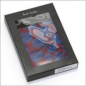 ポールスミス メンズ ローライズ ボクサーパンツ アンダーウェア ドットプリント  ワイン系マルチカラー≪2013AW≫ AJXA 2383 U307 1