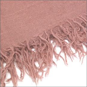 チャンルー  カシミア＆シルクスカーフ マフラー 大判ストール マフラー アッシュローズ ピンク系 BRH-SC-140/Ash Rose