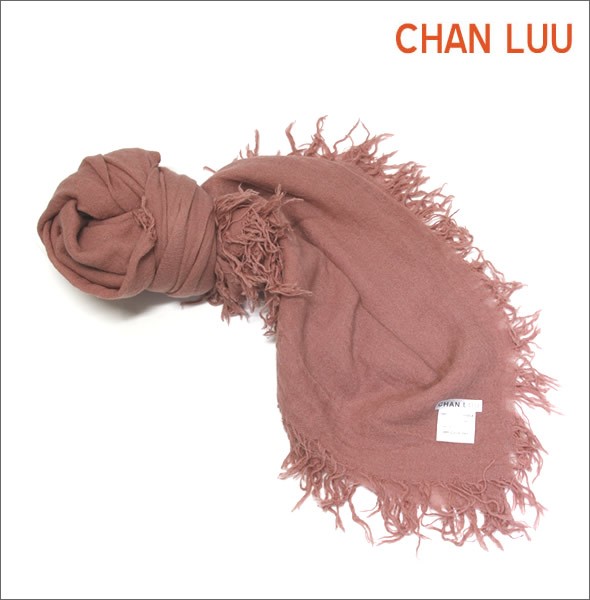 チャンルー  カシミア＆シルクスカーフ マフラー 大判ストール マフラー アッシュローズ ピンク系 BRH-SC-140/Ash Rose