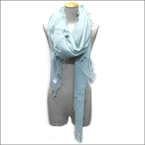 チャンルー  カシミア＆シルクスカーフ マフラー 大判ストール マフラー リチェン ミントグリーン系 BRH-SC-140/Lichen