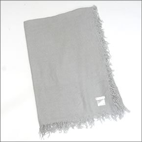 チャンルー  カシミア＆シルクスカーフ マフラー 大判ストール マフラー グレイサーグレー ライトグレー系 BRH-SC-140/Glacier Gray