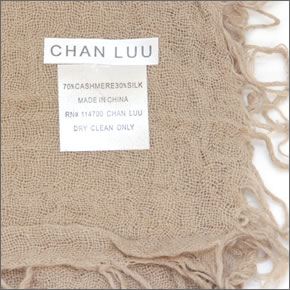 チャンルー  カシミア＆シルクスカーフ マフラー 大判ストール マフラー アンフォラ ベージュ系 BRH-SC-140/Amphora