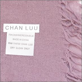 チャンルー  カシミア＆シルクスカーフ マフラー 大判ストール マフラー ライトパープル BRH-SC-140/LightPurple