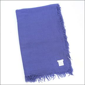 チャンルー  カシミア＆シルクスカーフ マフラー 大判ストール マフラー　バジャブルー BRH-SC-140/Baja Blue