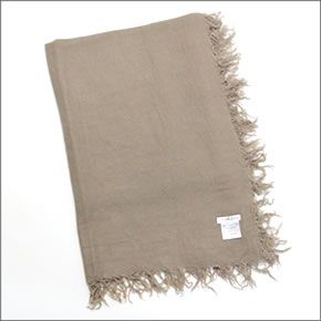 チャンルー  カシミア＆シルクスカーフ マフラー 大判ストール マフラー ドースキン ベージュ系 BRH-SC-140/Doeskin