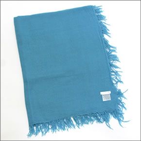 チャンルー  カシミア＆シルクスカーフ マフラー 大判ストール マフラー ニューターコイズ BRH-SC-140/New Turquoise