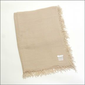 チャンルー  カシミア＆シルクスカーフ マフラー 大判ストール サンドローラー BRH-SC-140/Sand Dollar