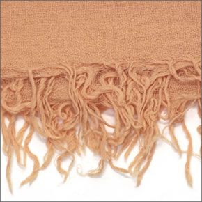 チャンルー  カシミア＆シルクスカーフ マフラー 大判ストール マフラー カンタループ オレンジ系 BRH-SC-140/Canteloupe