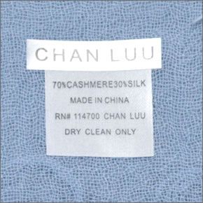 チャンルー  カシミア＆シルクスカーフ マフラー 大判ストール マフラー カシミアブルー BRH-SC-140/Cashmere Blue
