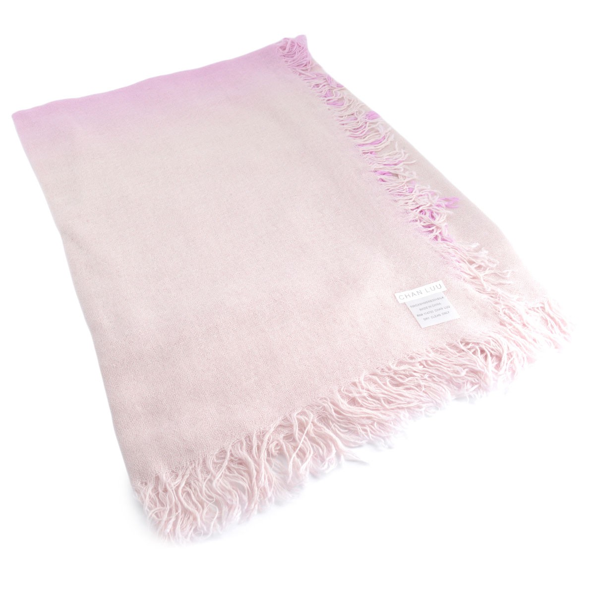 チャンルー CHAN LUU BRH-SC-254 Lilac Chiffon/Mauve Chalk カシミア＆シルクスカーフ マフラー 大判ストール グラデーションカラー