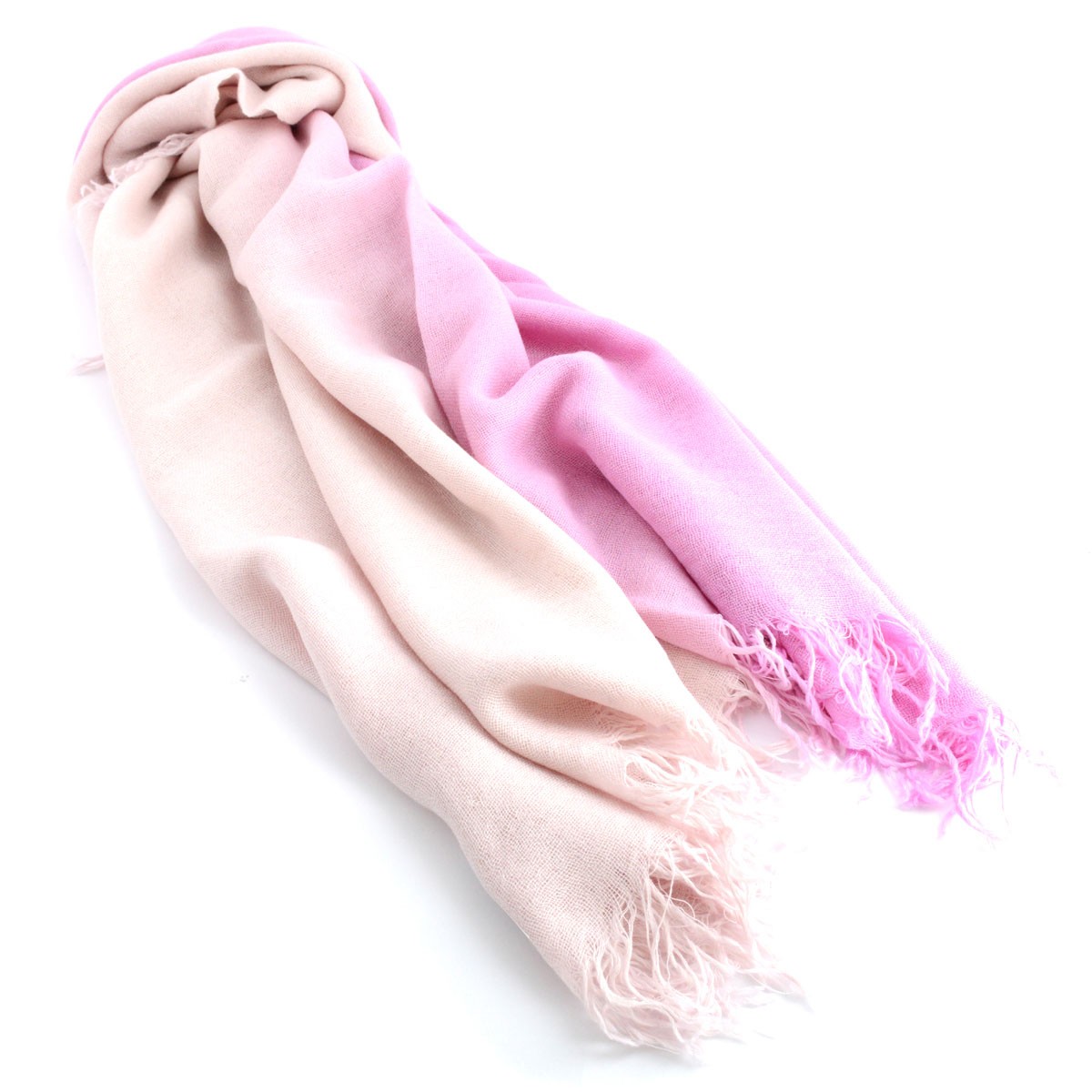チャンルー CHAN LUU BRH-SC-254 Lilac Chiffon/Mauve Chalk カシミア＆シルクスカーフ マフラー 大判ストール グラデーションカラー