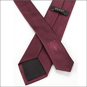 【GUCCI】グッチ ネクタイ エンジ×レッド メンズ AGUTIO0524
