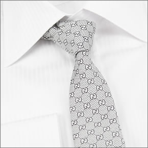 【GUCCI】グッチ ネクタイ ライトグレー メンズ AGUTIO0527