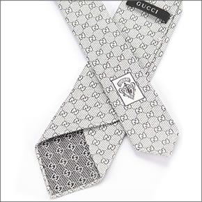 【GUCCI】グッチ ネクタイ ライトグレー メンズ AGUTIO0527