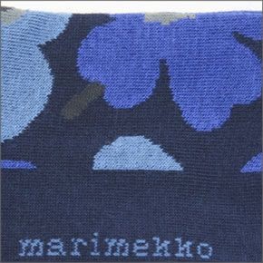 マリメッコ HIETA UNIKKO 039859 059 navy/blue ウニッコ柄 ソックス 靴下