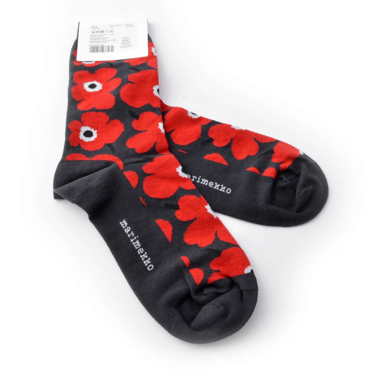 マリメッコ marimekko 044141 339 HIETA UNIKKO アンクル丈 ソックス 靴下