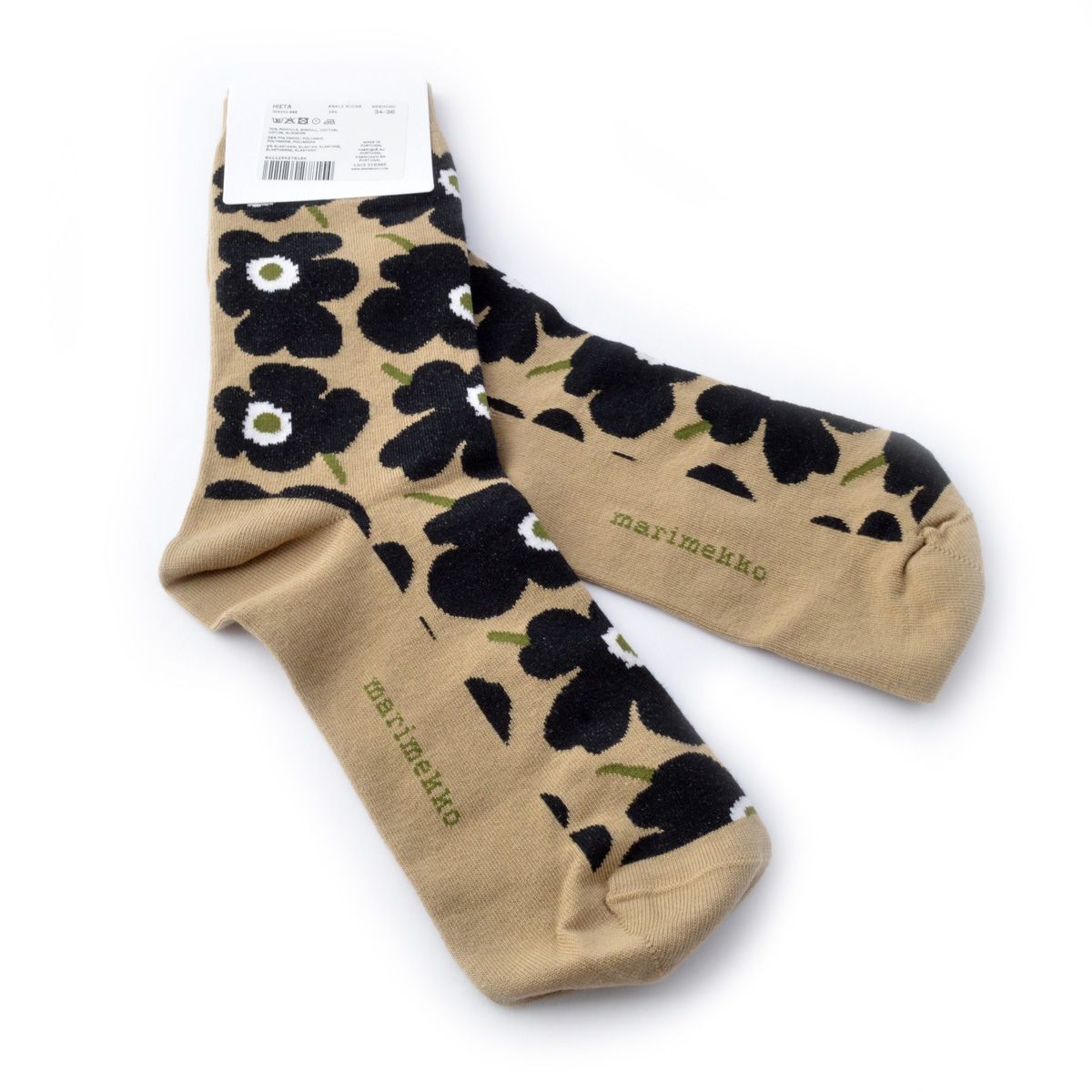 マリメッコ marimekko 044141 998 HIETA UNIKKO アンクル丈 ソックス 靴下