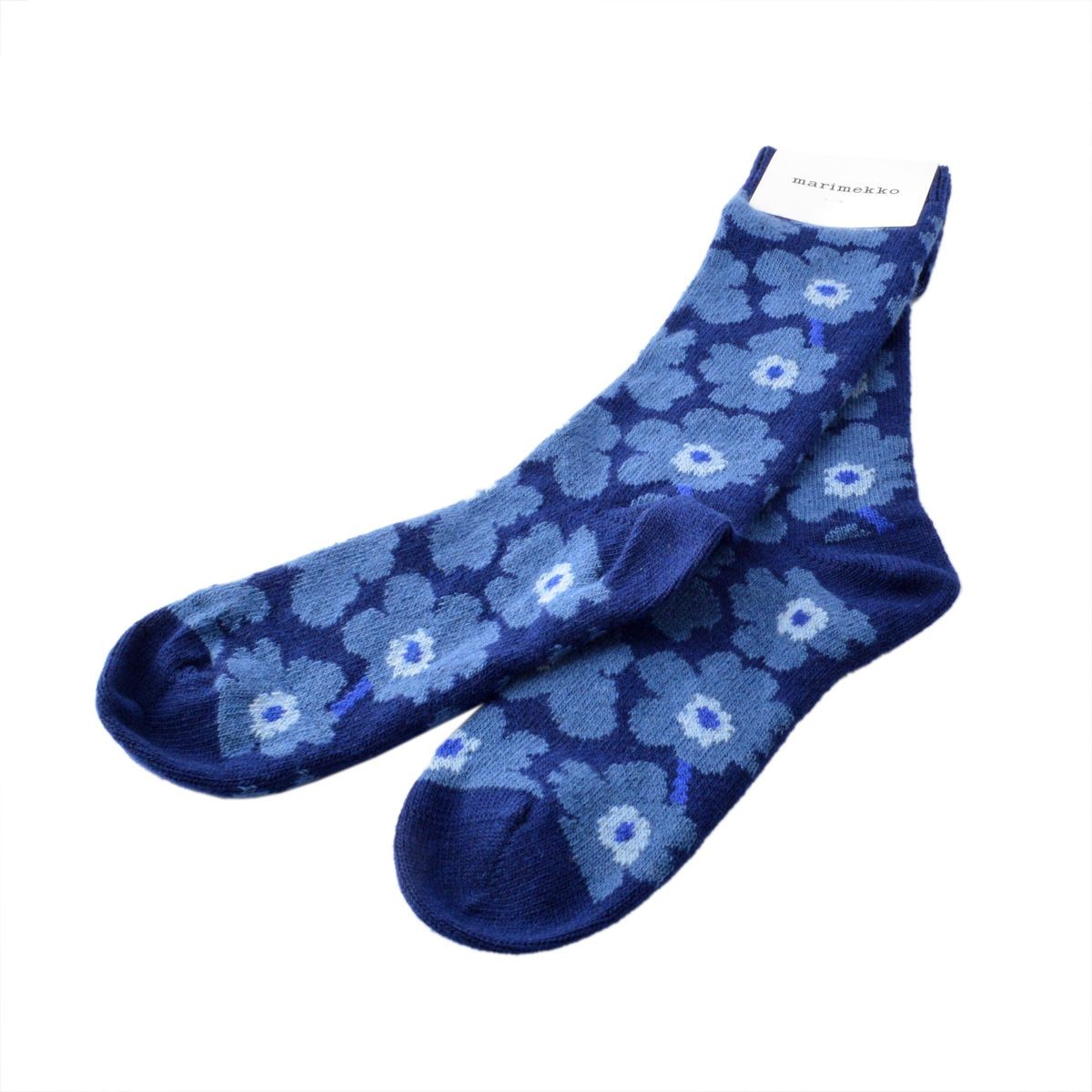 マリメッコ marimekko 044148 555 UMINA UNIKKO 生地厚 アンクル丈 ソックス 靴下
