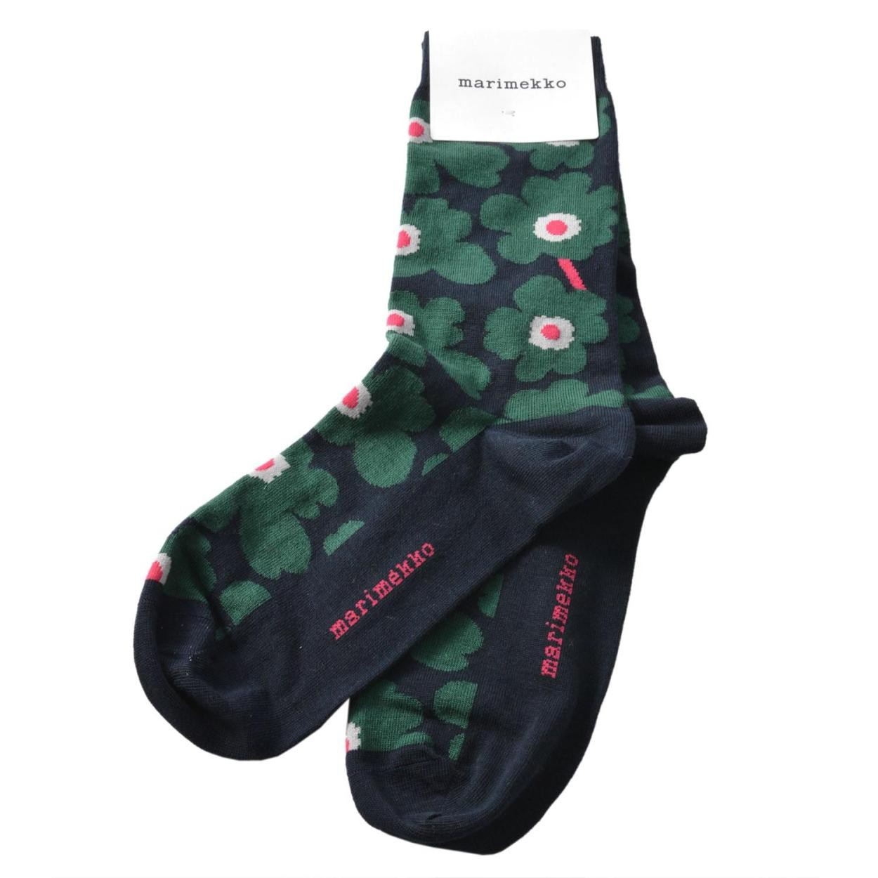 マリメッコ marimekko 045259 563 アンクル丈 ソックス 靴下 HIETA UNIKKO