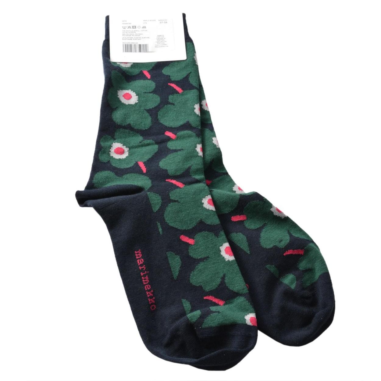 マリメッコ marimekko 045259 563 アンクル丈 ソックス 靴下 HIETA UNIKKO