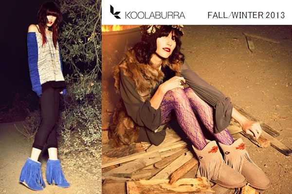 クーラブラ ≪2013AWモデル≫ Zarin 海外セレブも愛用☆ ザリン　フリンジに隠れたウエッジヒールで足長効果抜群！ スエード ショートブーツ ブラック Black