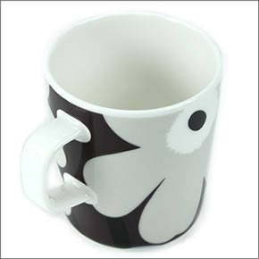 マリメッコ  UNIKKO MUG ウニッコ柄 マグカップ 250ml プラム×ブラウン×グレイ 63431-480 Plum/BR/GY