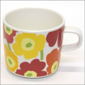 マリメッコ  MINI-UNIKKO KIDS SET ウニッコ柄 キッズ用食器３点セット ホワイト/マルチカラー 043446 201 white/multi