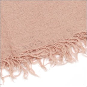 チャンルー Cashmere and Silk Scarf カシミア＆シルクスカーフ 大判ストール マフラー カメオローズ ピンク系 BRH-SC-140/Cameo Rose