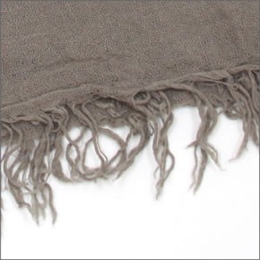 チャンルー Cashmere and Silk Scarf カシミア＆シルクスカーフ 大判ストール マフラー シンダー グレイッシュベージュ系 BRH-SC-140/Cinder