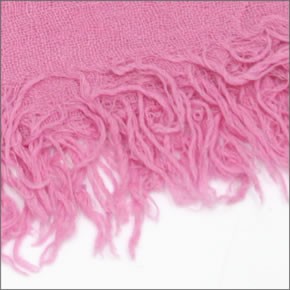 チャンルー Cashmere and Silk Scarf カシミア＆シルクスカーフ 大判ストール マフラー パピュラータ ピンク系 BRH-SC-140/Purpurate