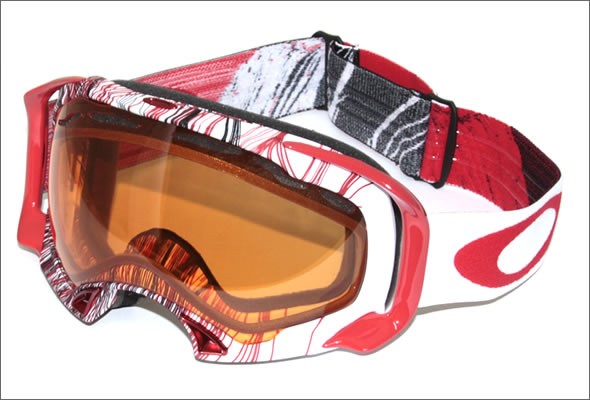 オークリー ゴーグル 59-609 SPLICE Topography Red Blacke Persimmon