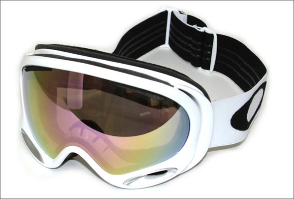 オークリー ゴーグル 59-637 A FRAME2.0 Polished White VR50 Pink Iridium