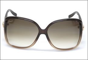 ≪訳あり・左側レンズグラデーションに難あり/アウトレット特価！≫グッチ サングラス GG3500 S WNQ 02 クリアブラウン ブラウングラデーション