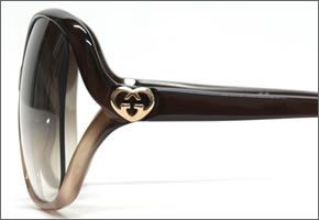 ≪訳あり・左側レンズグラデーションに難あり/アウトレット特価！≫グッチ サングラス GG3500 S WNQ 02 クリアブラウン ブラウングラデーション