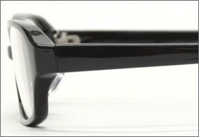 ブルーライトをカットして貴方の目を守る　軽量素材のPCメガネ　アイキーパーPC (クリアレンズ) EK-008 C-90 ブラック