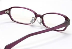 ブルーライトをカットして貴方の目を守る　軽量素材のPCメガネ　アイキーパーPC (クリアレンズ)　EK-008 C-89 パープル