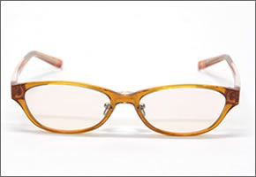 ブルーライトをカットしてお子様の目を守る　軽量素材のPCメガネ　アイキーパーPC for キッズ EK-005 C-13 オレンジ