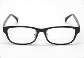 ブルーライトをカットして貴方の目を守る　軽量素材のPCメガネ　アイキーパーPC (クリアレンズ) EK-007 C-90 ブラック