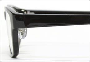 ブルーライトをカットして貴方の目を守る　軽量素材のPCメガネ　アイキーパーPC (クリアレンズ) EK-007 C-90 ブラック