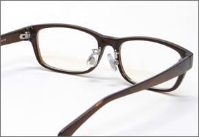 ブルーライトをカットして貴方の目を守る　軽量素材のPCメガネ　アイキーパーPC (クリアレンズ) EK-007 C-10 ブラウン