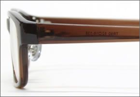 ブルーライトをカットして貴方の目を守る　軽量素材のPCメガネ　アイキーパーPC (クリアレンズ) EK-007 C-10 ブラウン