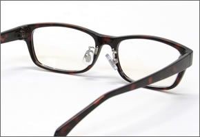 ブルーライトをカットして貴方の目を守る　軽量素材のPCメガネ　アイキーパーPC (クリアレンズ) EK-007 C-12 ベッコウ