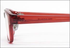 ブルーライトをカットして貴方の目を守る　軽量素材のPCメガネ　アイキーパーPC (クリアレンズ) EK-007 C-81 レッド