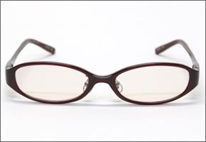 ブルーライトをカットして貴方の目を守る　軽量素材のPCメガネ　アイキーパーPC EK-001 C-80 ワイン