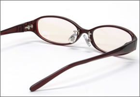 ブルーライトをカットして貴方の目を守る　軽量素材のPCメガネ　アイキーパーPC EK-001 C-80 ワイン
