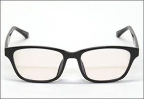 ブルーライトをカットして貴方の目を守る　軽量素材のPCメガネ　アイキーパーPC EK-004 C-90 ブラック