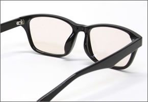 ブルーライトをカットして貴方の目を守る　軽量素材のPCメガネ　アイキーパーPC EK-004 C-90 ブラック