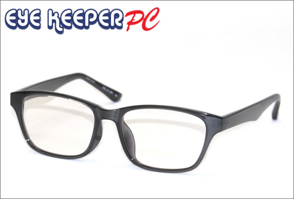 ブルーライトをカットして貴方の目を守る　軽量素材のPCメガネ　アイキーパーPC EK-004 C-20 グレー