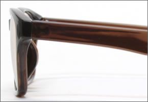 ブルーライトをカットして貴方の目を守る　軽量素材のPCメガネ　アイキーパーPC EK-004 C-10 ブラウン